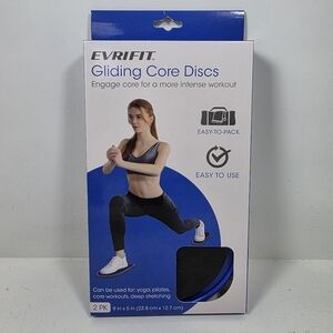 EVRIFIT Gliding Core Discs - Blue and Black